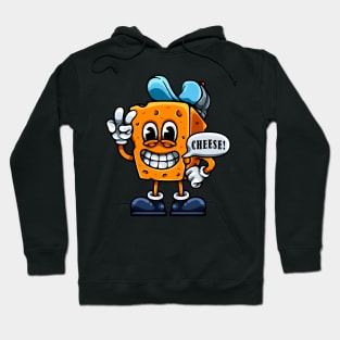 Cartoon Cheese Smilling Hoodie